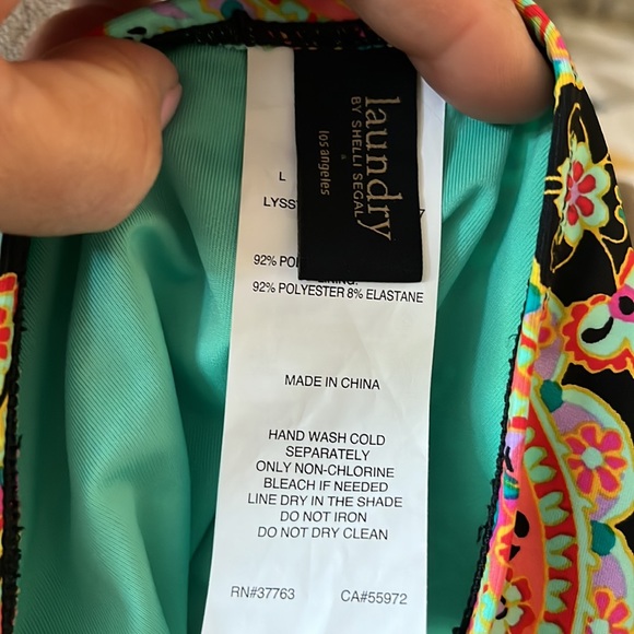 Laundry by Shelli Segal Paisley Bikini Bottom - Picture 2 of 9